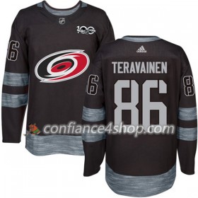 Adidas Maillot de Hockey Carolina Hurricanes Teuvo Teravainen 86 1917-2017 100th Anniversary Noir Authentic - Homme